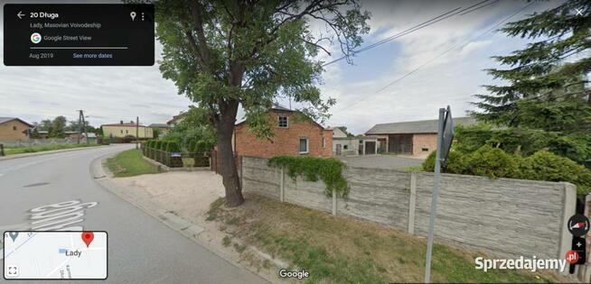 Łady: działka 4300 m² z domem, blisko stolicy