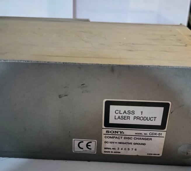 Zmieniarka samochodowa płyt CD Sony CDX51