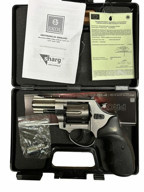 Rewolwer Hukowy 6mm BAS Voltran EKOL Viper 2.5 FUME + 50 S