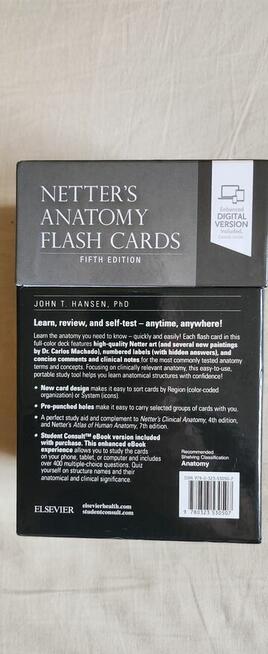 Netters Anatomy flash cards John Hansen