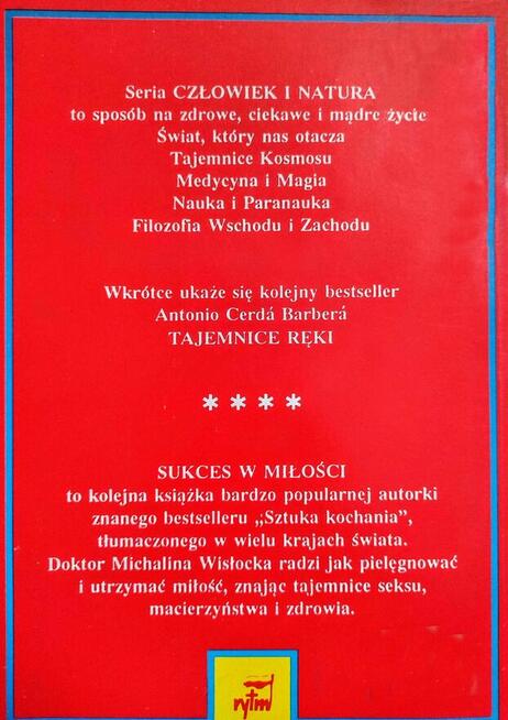 Książka Sukces w miłości - M. Wisłocka