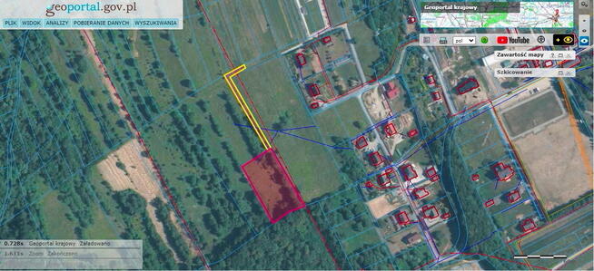 Działka w Tylmanowej o powierzchni 3200 m2