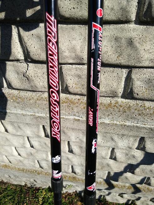 Kijki, kije do nordic walking, aluminiowe, 50 zł.