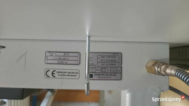 Stebnówka maszyna szwalnicza automat CNC do patteru Durkop 911