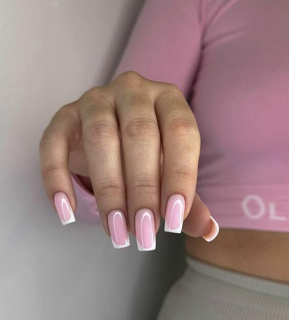 Paznokcie żelowe przedłużanie manicure hybrydowy Łomża