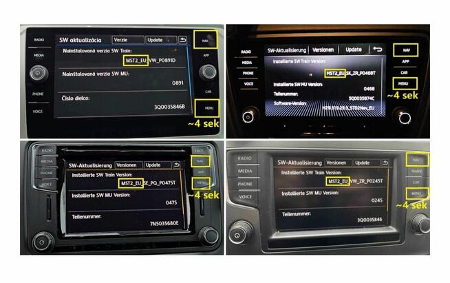 Zdalna aktywacja Apple Carplay Android Auto App Connect VAG