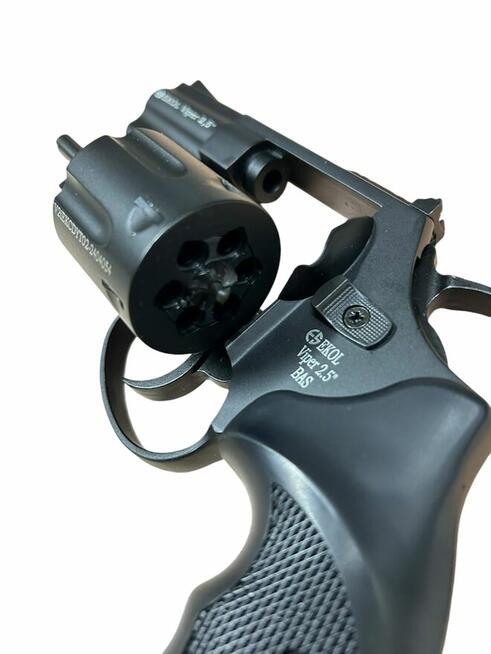 Rewolwer Hukowy 6mm BAS Voltran EKOL Viper 2.5 MAT BLACK k