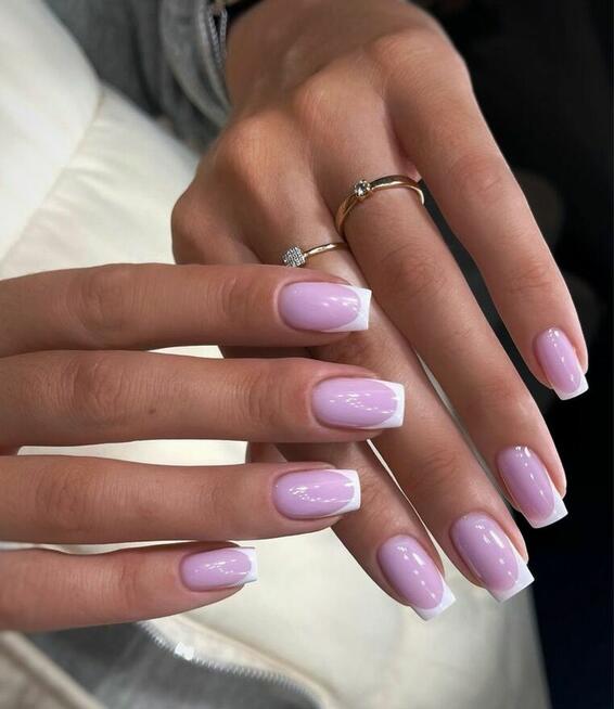 Paznokcie żelowe przedłużanie manicure hybrydowy Łomża