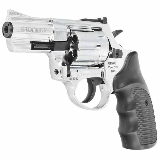 Rewolwer Hukowy 6mm BAS Voltran EKOL Viper 2.5 SHINY CHROM