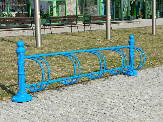 Stojak rowerowy stalowo - żeliwny 5xstanowisk Fahrradständer