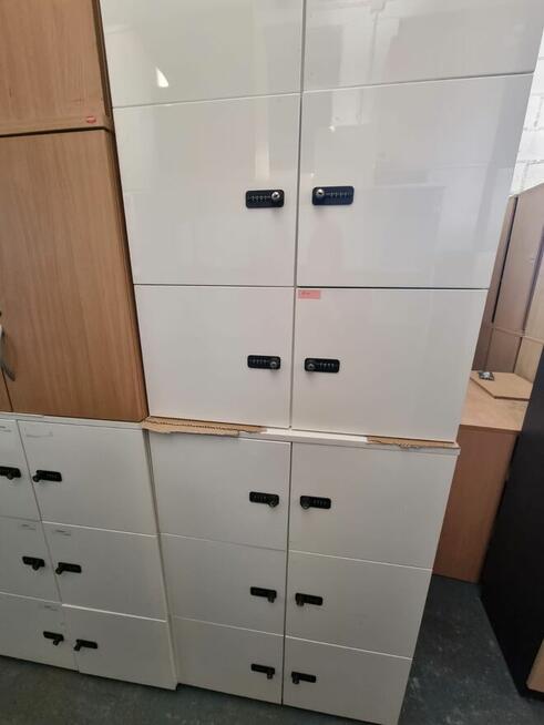 Szafka pracownicza biała locker szafy pracownicze 6 skrytek