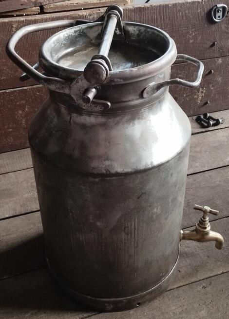 Bańka - Kanka z miedzianym kranikiem