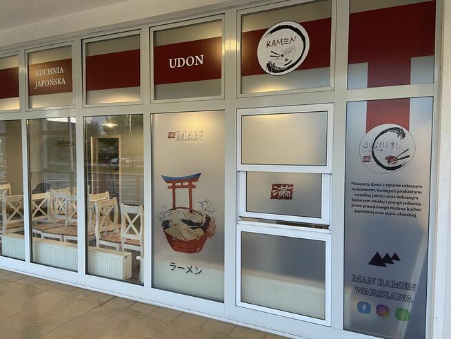 Oklejanie witryn sklepowych szyb + druk Warszawa i okolice