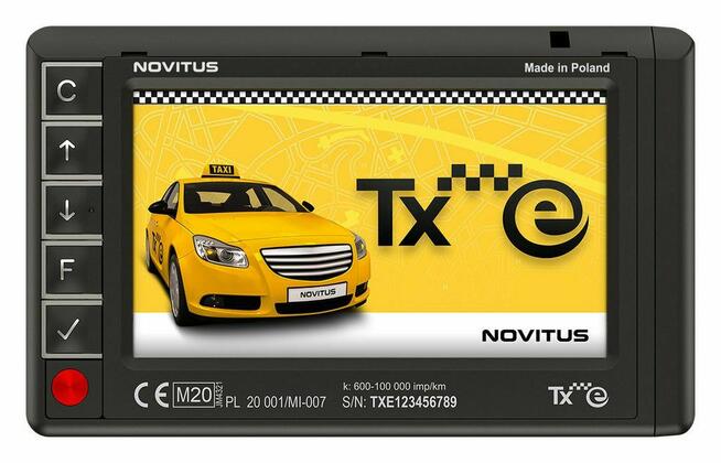 taksometr, montaż, Novitus TX-E lub Cezar2+Vega Taxi