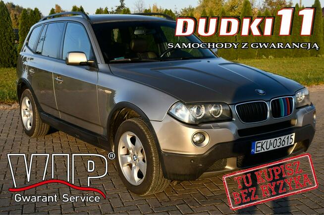 BMW X3 2,0D DUDKI11 4X4,Skóry,Panorama dach, Tempomat,kredyt.okazja