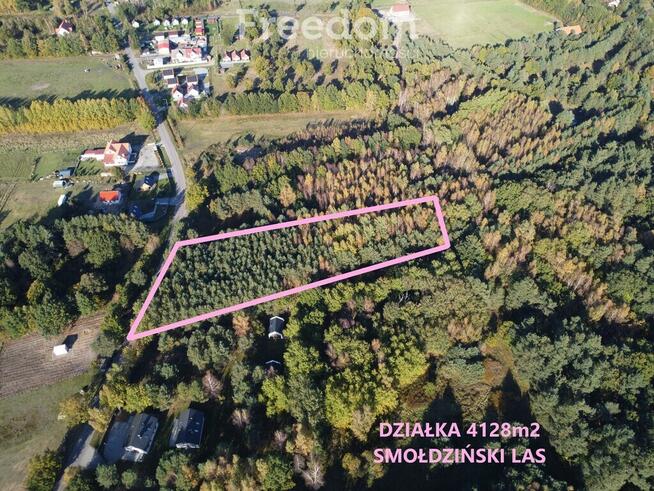 Unikalna działka budowlana 4128m2, Smołdziński Las
