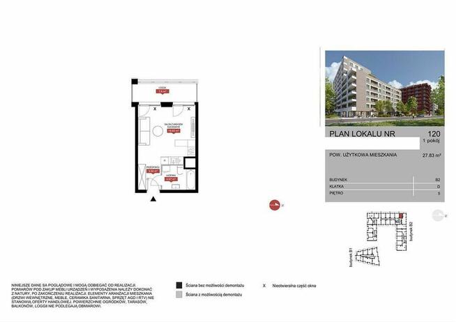 Świetna Kawalerka obok Galerii Mokotów