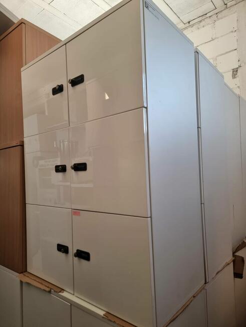 Szafka pracownicza biała locker szafy pracownicze 6 skrytek