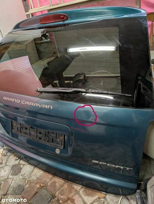 CHRYSLER VOYAGER inne IV 4 Tylna Szyba Klapa Bagażnika 00-07