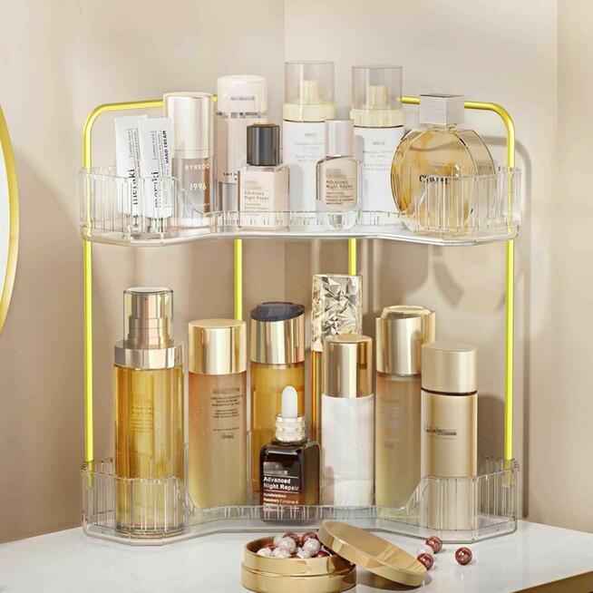 Organizer do Makijażu – Stylowy i Funkcjonalny 2 poziomowy