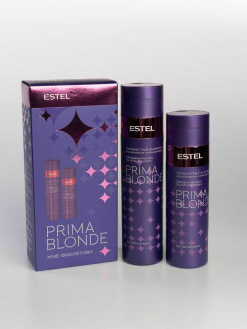 Estel Prima Blonde Szampon+ Balzam Zestaw 2 w 1