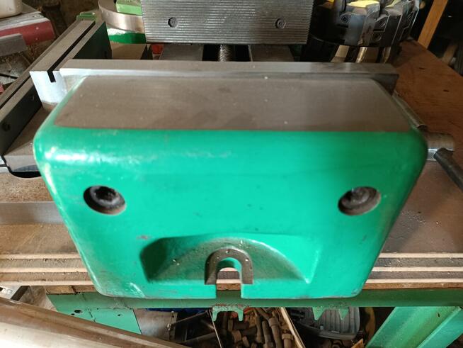 Imadło maszynowe ślusarskie.