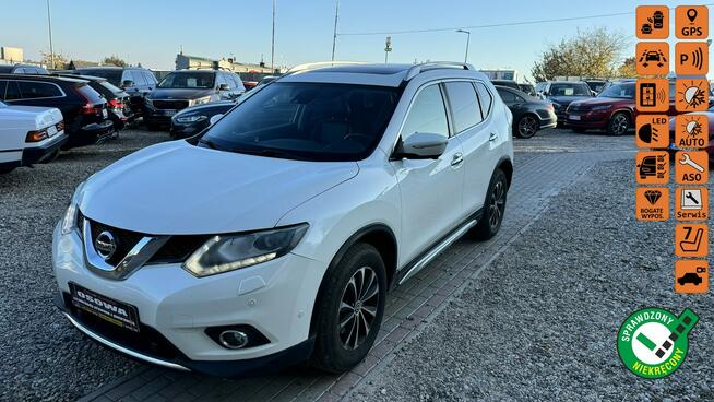 Nissan X-Trail 1.6dci 7 os.Tekna ledy kamery skóry panorama navi zamiana 1r.gwarancji