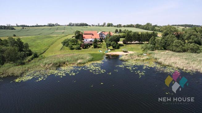 Zajazd z linią brzegową jez. Juksty
