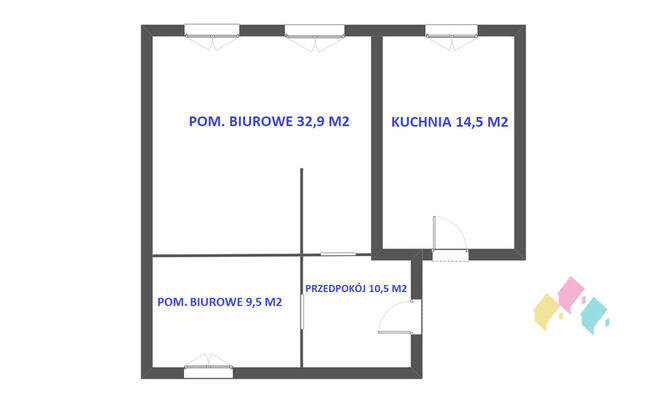 Biuro do wynajęcia, budynek po remoncie