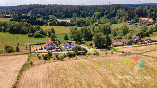 Działka blisko lasu pod zab. zagrodową i turyst.