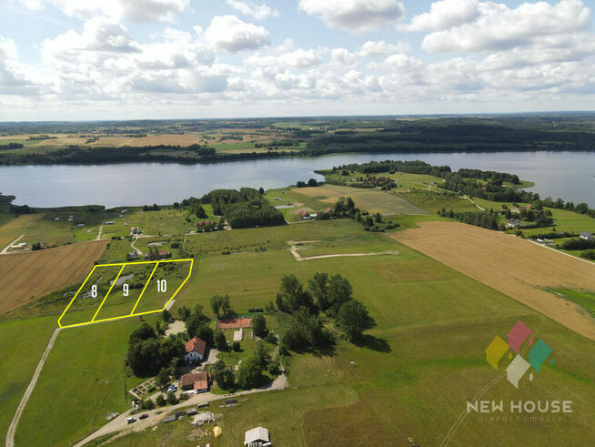 Działka z możliwością zabudowy, dojście do jeziora