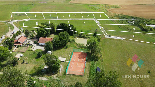 Działka z możliwością zabudowy, dojście do jeziora