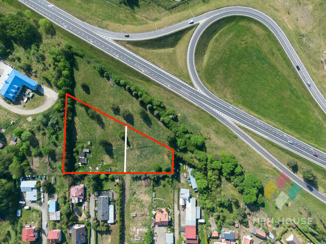 2 działki prod-usł z mpzp o pow. łącznej 5535 m2