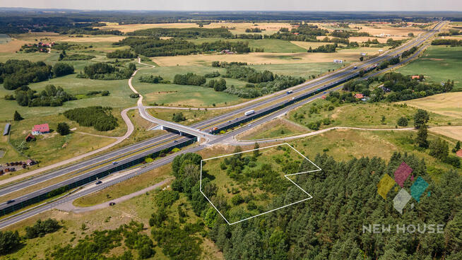 Działka z możliwością zabudowy usługowej, domu