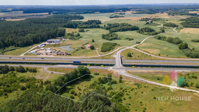 Działka z możliwością zabudowy usługowej, domu