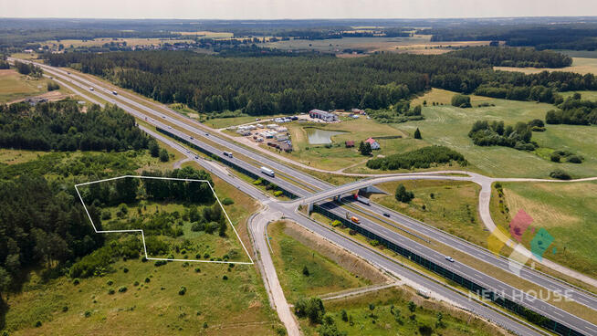 Działka z możliwością zabudowy usługowej, domu