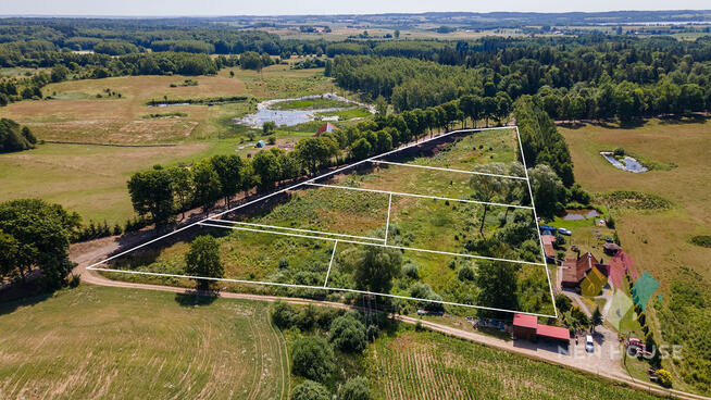 Działka budowlana, Księżno, las i sielski klimat