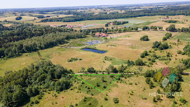 Działka budowlana, Księżno, las i sielski klimat