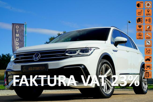 Volkswagen Tiguan GTE SKÓRA kamera PLUG IN digital NAWI sam parkuje grzane fotele R LINE