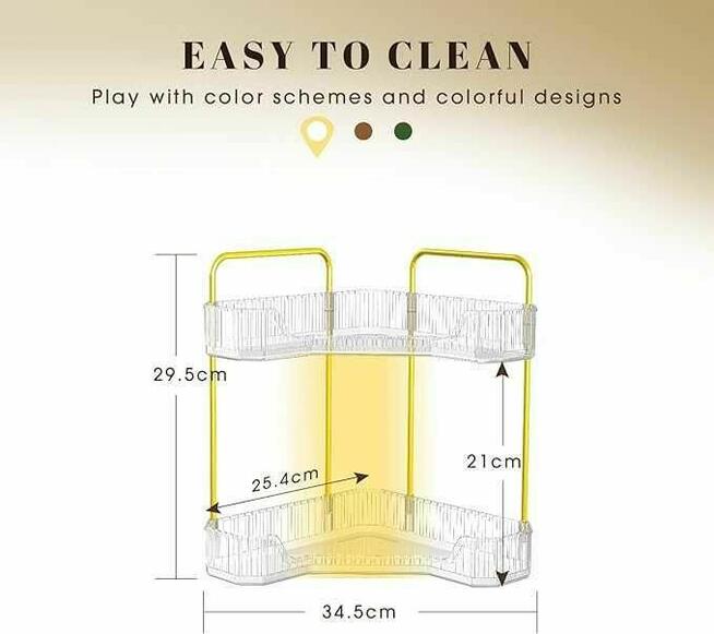 Organizer do Makijażu – Stylowy i Funkcjonalny 2 poziomowy