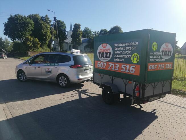 Taxi do lot Modlin, lot Chopina platność kartą, blik, walutą