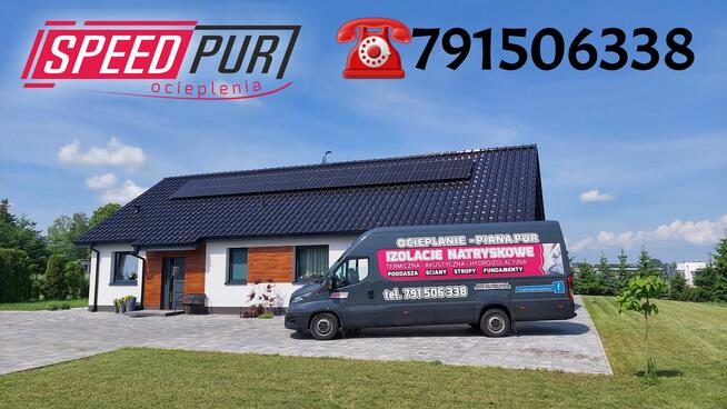 izolacje Piana PUR Wiązary Poddasze Strop Police Ocieplanie