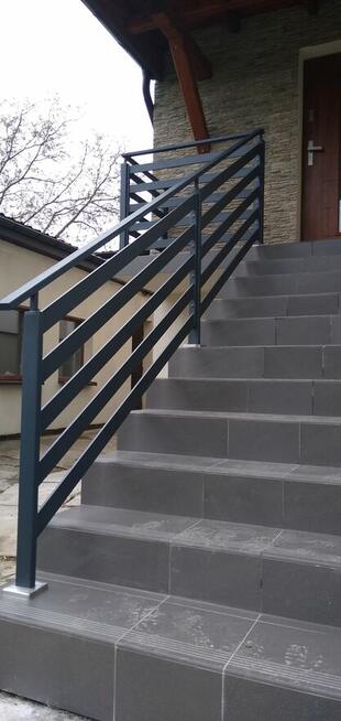 Balustrady z kwasówki poręcze, podjazdy dla niepełnosprawnyc