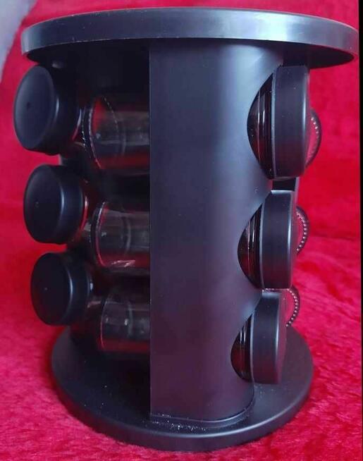 Segregator obrotowy na przyprawy + 9 pojemników 15 zł taniej