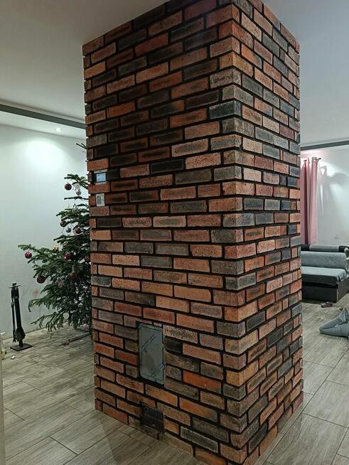 Płytki cięte ze starej rozbiórkowej cegły lica licówki