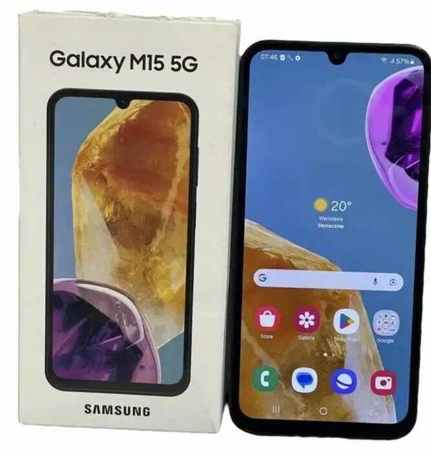 Samsung M15 5G nowy zakupiony 31.09.2024 gwarancja fabryczna