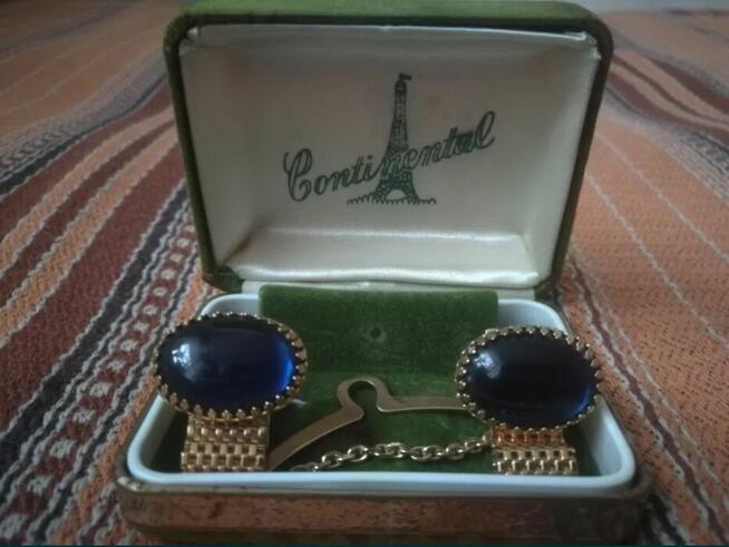 2 wojna swiatowa orginalne USA spinki do koszuli Continental