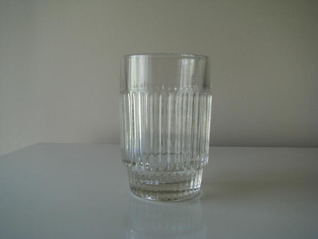 Kufel barowy, szklany 0,25 l, HSG Hortensja PRL