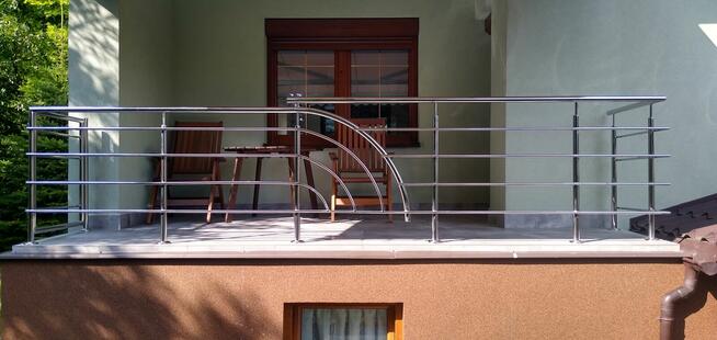 Balustrady z kwasówki poręcze, podjazdy dla niepełnosprawnyc