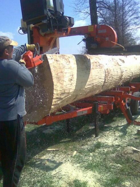 Tartak objazdowy spalinowy Przejezdny